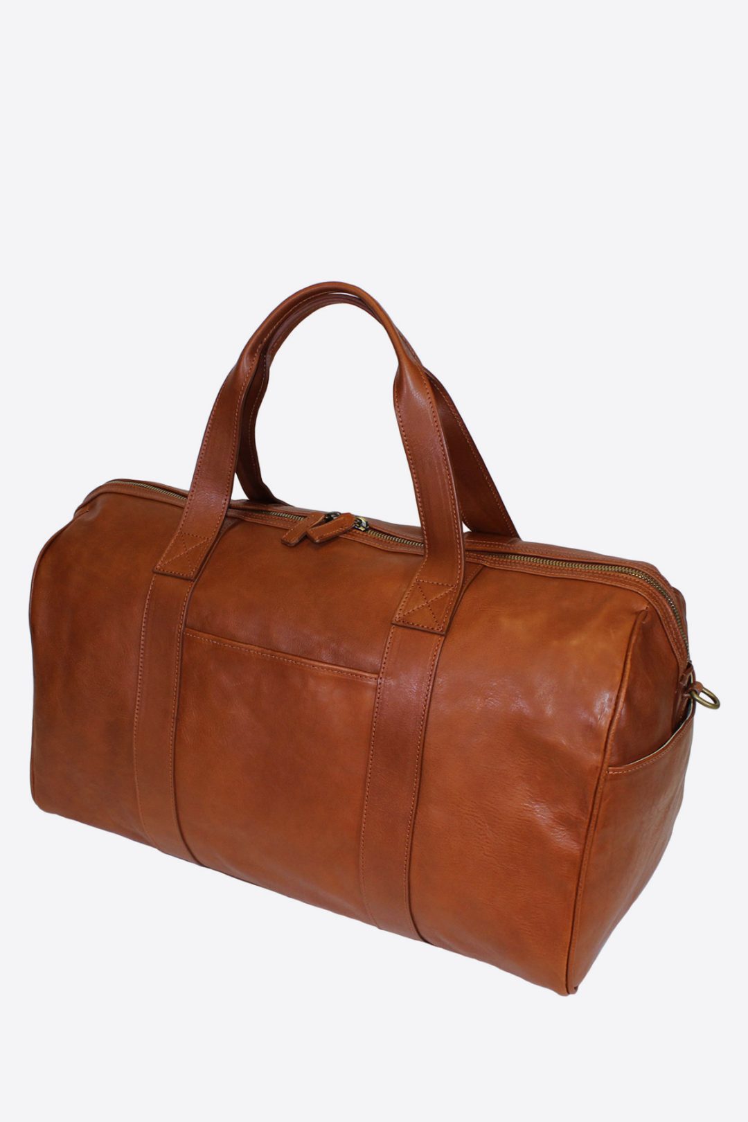 Vesting Verbaasd plannen Travel Bag Terrida - Made in Italy, vegetable tanned leather duffle