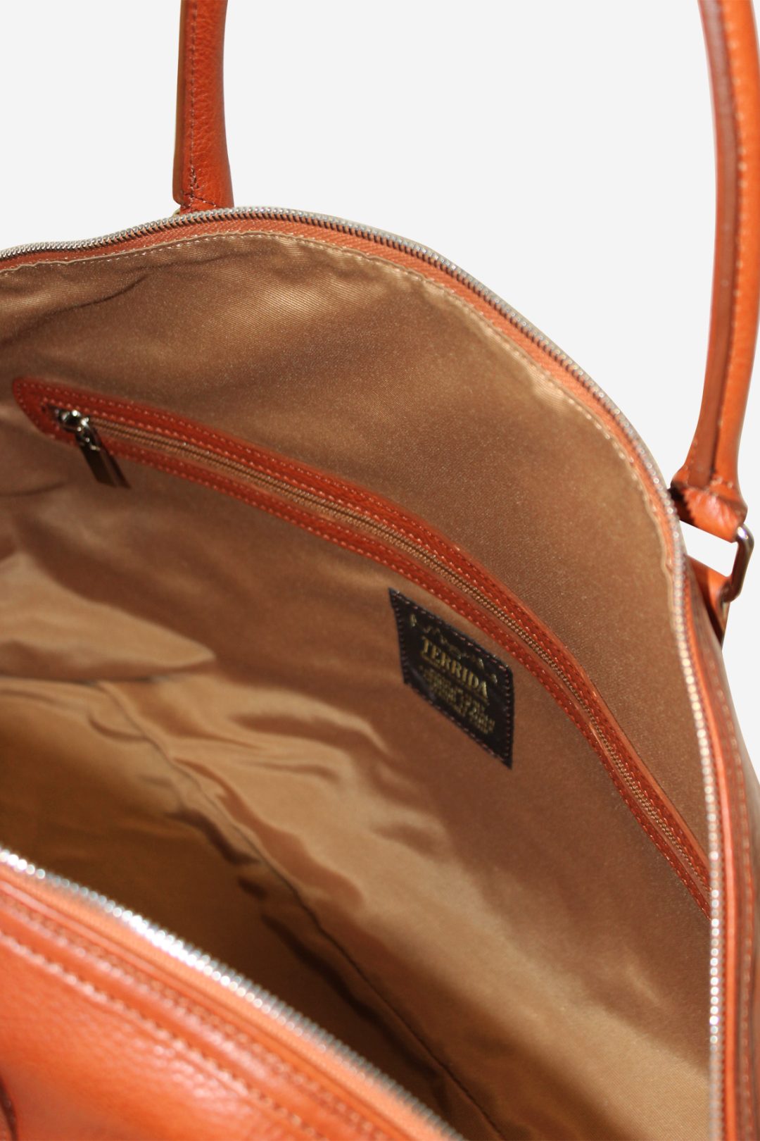 Leather Dome Handbag